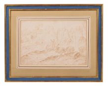 ITALIAN SCHOOL (18TH CENTURY), FIGURES IN A LANDSCAPE