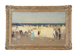 λ HENRI-ANDRE MARTIN (FRENCH 1918-2004), SCENE DE PLAGE