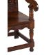A CARVED OAK ARMCHAIR IN 17TH CENTURY STYLE - Image 6 of 6