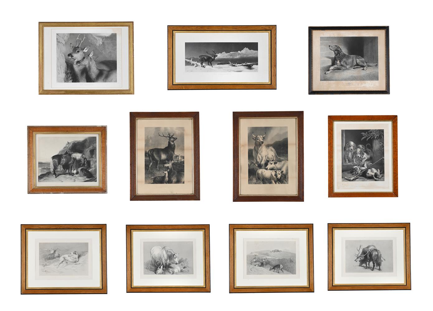 AFTER EDWIN LANDSEER, A GROUP OF 11 DECORATIVE PRINTS (11)