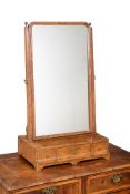 A WALNUT DRESSING MIRROR