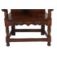 A CARVED OAK ARMCHAIR IN 17TH CENTURY STYLE - Image 5 of 6