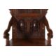 A CARVED OAK ARMCHAIR IN 17TH CENTURY STYLE - Image 4 of 6
