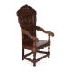 A CARVED OAK ARMCHAIR IN 17TH CENTURY STYLE - Image 2 of 6