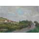 CHARLES CUNDALL (BRITISH 1890-1971), FIGURES AND GEESE ALONG A COUNTRY PATH - Image 2 of 3