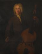 FOLLOWER OF GEORGE KNAPTON, PORTRAIT OF A CELLIST