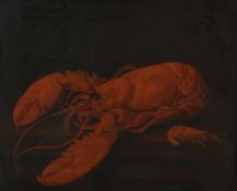 CIRCLE OF CHARLES COLLINS (BRITISH CA. 1680-1744), A STILL LIFE OF A LOBSTER AND A SHRIMP ON A LEDGE