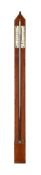 Y A REGENCY PARTRIDGE WOOD MERCURY STICK BAROMETER