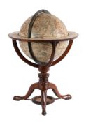 A GEORGE IV TWELVE-INCH CELESTIAL LIBRARY TABLE GLOBE