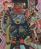 λ ALAN DAVIE (BRITISH 1920-2014), SHAMAN'S WINDOW, NO. 12