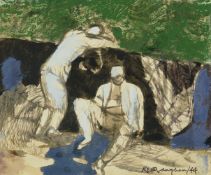 λ KEITH VAUGHAN (BRITISH 1912-1977), TWO LABOURERS RESTING