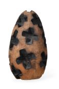 λ DAVID NASH (BRITISH B. 1945), CHAR CROSS EGG
