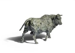 λ DEBORAH VAN DER BEEK (20TH CENTURY), RUNNING BULL