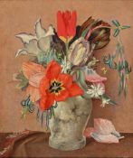 λ MAXWELL ASHBY ARMFIELD (BRITISH 1882-1972), SEVEN TULIPS