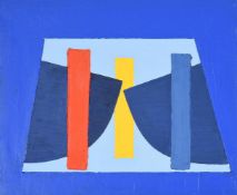 λ TERRY FROST (BRITISH 1915-2003), UNTITLED (BLUE, YELLOW AND RED)