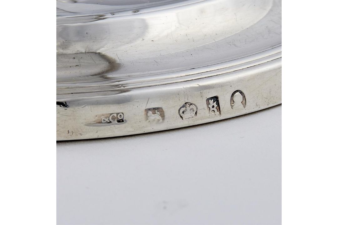 A SET OF FOUR GEORGE III SILVER CANDLESTICKS - Image 2 of 2
