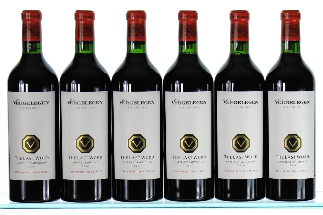 ß 2014 Vergelegen, The Last Word, Cabernet Sauvignon, Stellenbosch - In Bond