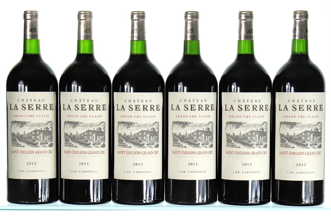 ß 2013 Chateau La Serre Grand Cru Classe, Saint-Emilion (Magnums) - In Bond