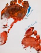 Ɵ Beard (Peter) Fifty Years of Portraits, signed with footprint in paint and photograph of Beard, …