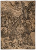 Albrecht Dürer (1471-1528) The Angel with the Key to the Bottomless Pit, from: The Apocalypse …