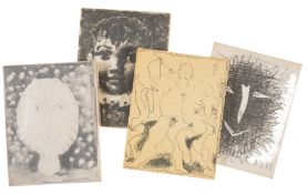 θ λ Pablo Picasso (1881-1973) Picasso Lithographes I-IV (Cramer 55, 60, 77, 125)