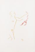 λ Jean Cocteau (1889-1963) Nu au Voile