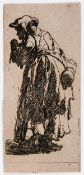 Rembrandt van Rijn (1606-1669) Old Beggar Woman with a Gourd