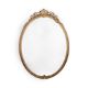 A LARGE CARVED GILTWOOD OVAL MIRROR, 19TH CENTURY - Image 1 of 4