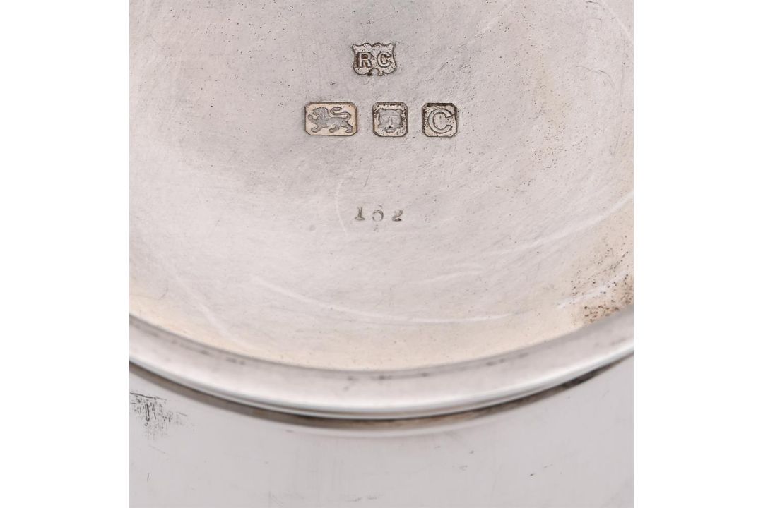 A SILVER CUP WITH ASSOCIATED COVER - Image 2 of 2
