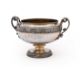 A SILVER TWIN HANDLED PEDESTAL BOWL - Image 2 of 4