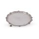 A SILVER SHAPED CIRCULAR SALVER - Image 1 of 3