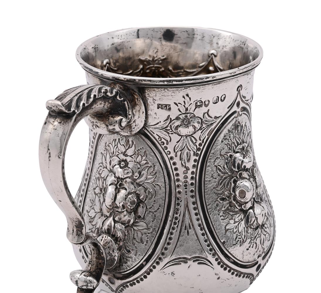 A VICTORIAN SILVER BALUSTER MUG - Image 2 of 2