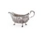 A SILVER OVAL SAUCE BOAT - Image 4 of 5