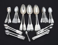 A COLLECTION OF SILVER FLATWARE