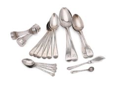 A COLLECTION OF SILVER FLATWARE