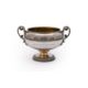 A SILVER TWIN HANDLED PEDESTAL BOWL - Image 1 of 4