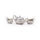 Y A SILVER THREE PIECE OVAL BALUSTER TEA SET - Image 1 of 2