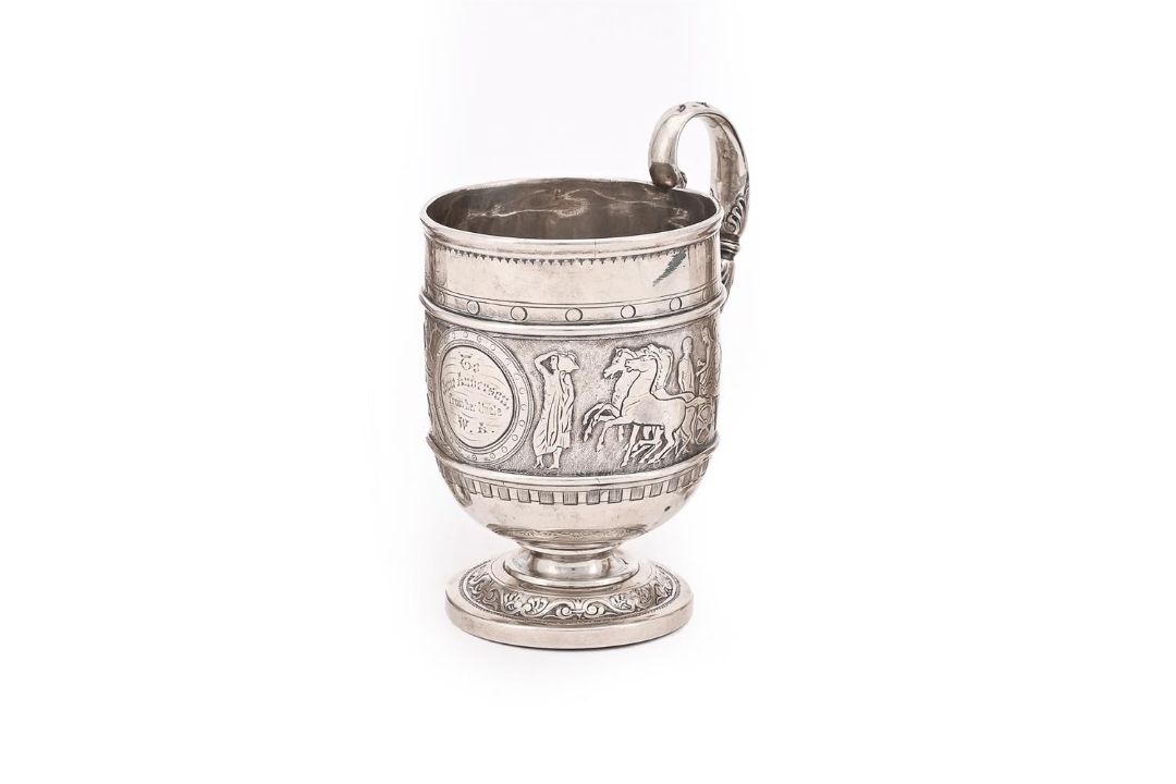 A VICTORIAN SCOTTISH SILVER MUG