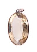 A CITRINE PENDANT