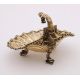 A SILVER GILT SHELL SHAPED DISH - Image 3 of 7
