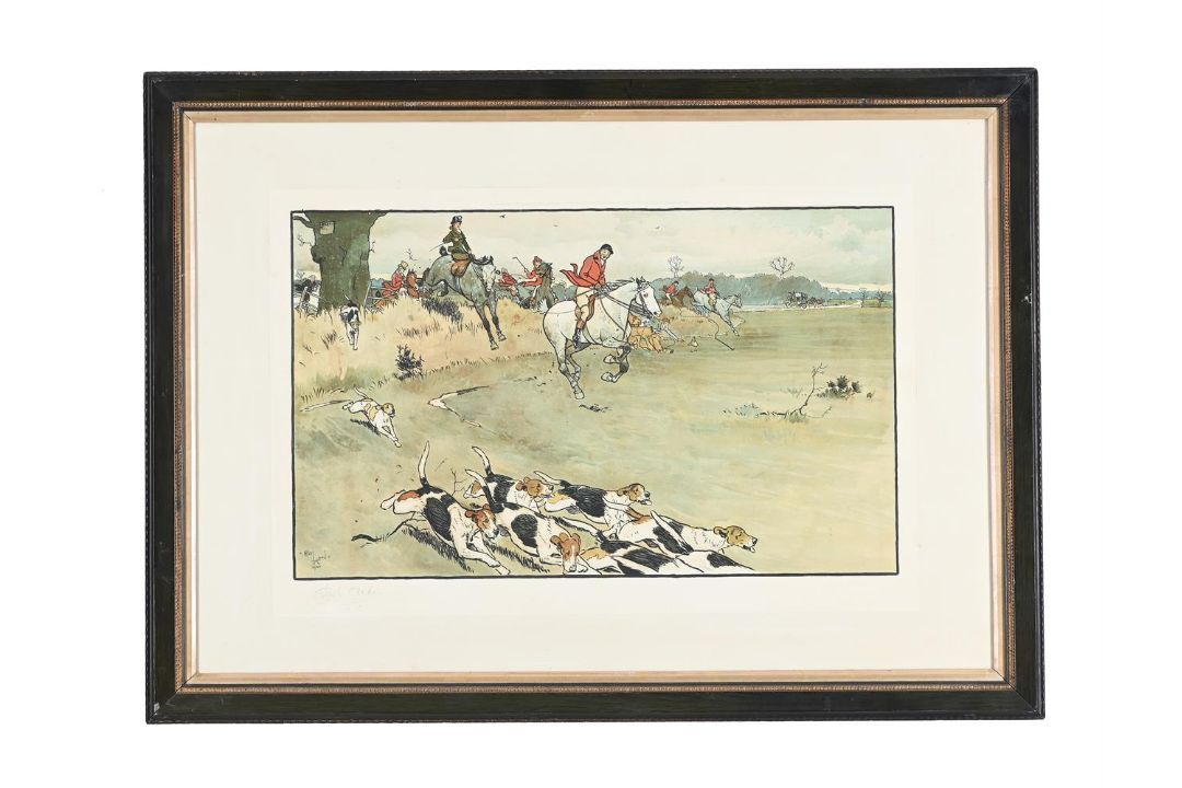 CECIL ALDIN (BRITISH 1870-1935), THE FALLOWFIELD HUNT, SET OF SIX - Image 2 of 14