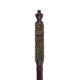 A GEORGE III WEST COUNTRY PAINTED WALNUT TRUNCHEON - Image 2 of 5