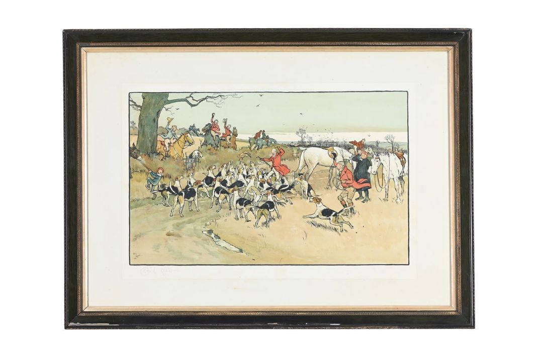 CECIL ALDIN (BRITISH 1870-1935), THE FALLOWFIELD HUNT, SET OF SIX - Image 3 of 14
