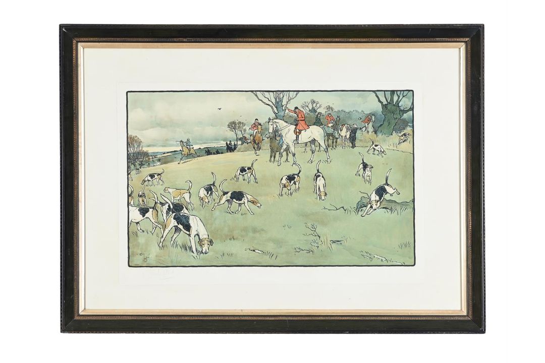 CECIL ALDIN (BRITISH 1870-1935), THE FALLOWFIELD HUNT, SET OF SIX - Image 4 of 14