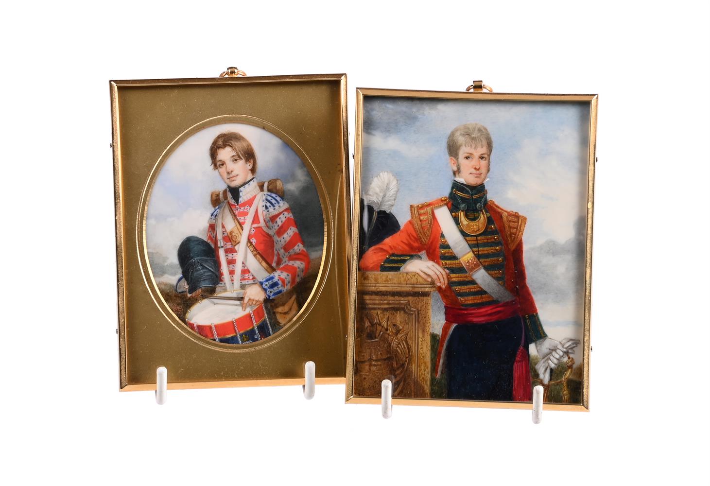 λ MICHAEL BARTLETT RMS (1922-2008), TWO PORTRAIT MINIATURES