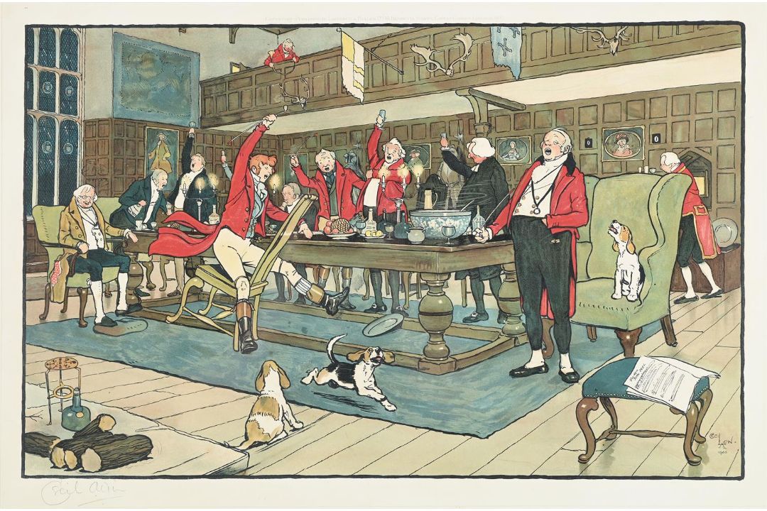 CECIL ALDIN (BRITISH 1870-1935), THE FALLOWFIELD HUNT, SET OF SIX - Image 10 of 14