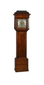 AN OAK LONGCASE CLOCK BY BENJAMIN OWEN