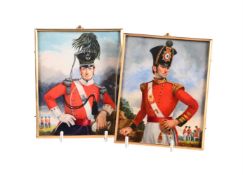λ MICHAEL BARTLETT RMS (1922-2008), TWO PORTRAIT MINIATURES