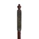 A GEORGE III WEST COUNTRY PAINTED WALNUT TRUNCHEON - Image 5 of 5