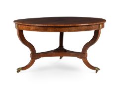 A MAHOGANY AND GILT METAL MOUNTED CENTRE TABLEPOSSIBLY FRENCH